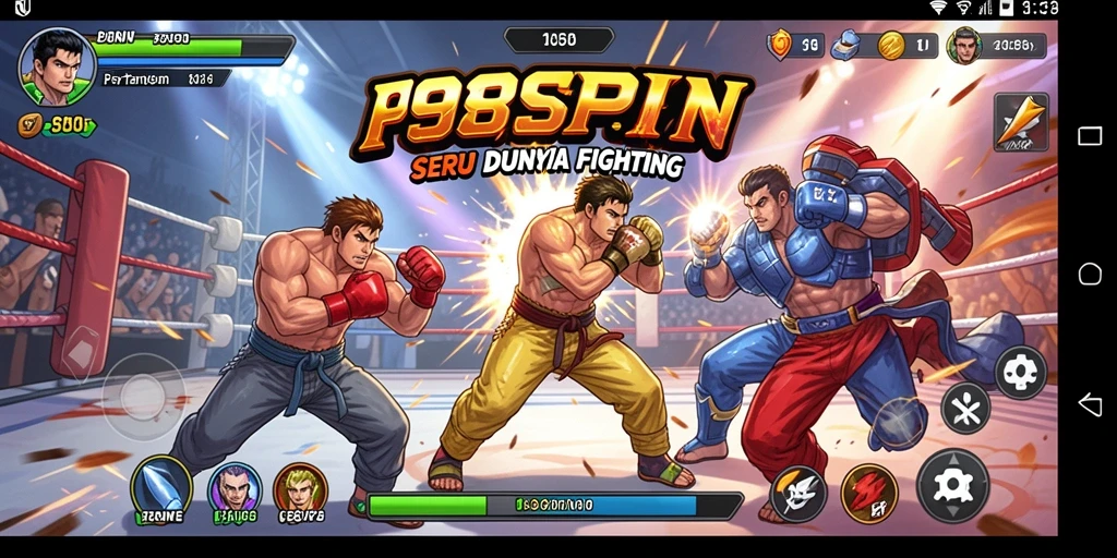 Gameplay Fighting seru dan menegangkan di 98SPIN.