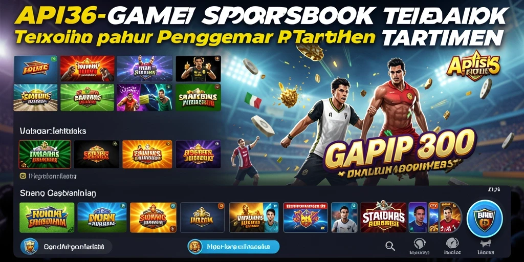 Tampilan menarik dari gameplay Sportsbook API36.