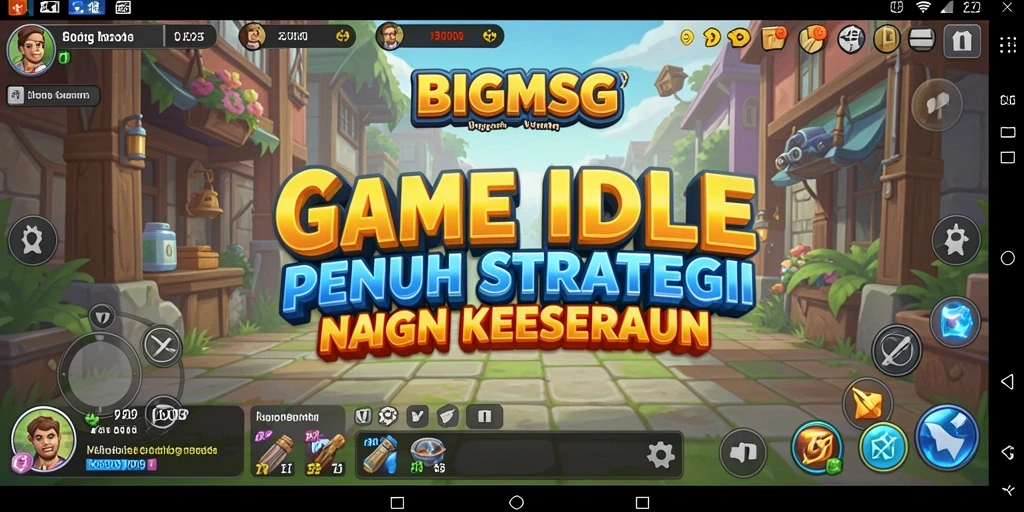 Tampilan gameplay menarik dari BIGMSG yang memikat pemain.