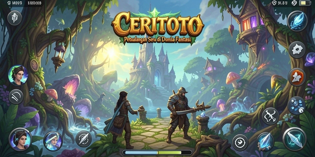 Tangkapan layar CERITOTO dengan gameplay petualangan yang menarik.