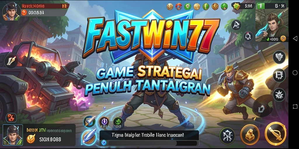 Tangkapan layar utama FASTWIN77 menampilkan aksi strategi yang mendebarkan.