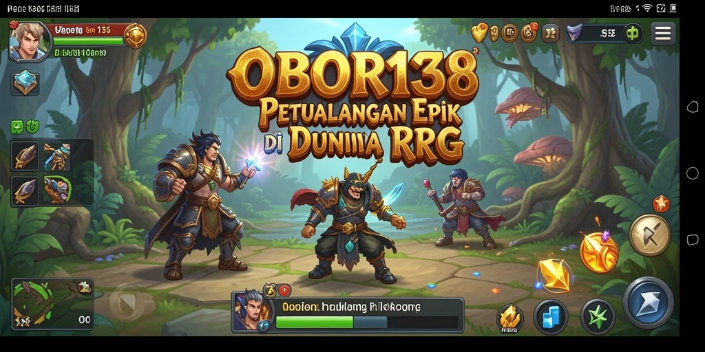 Tampilan gameplay OBOR138 menampilkan petualangan seru dalam dunia RPG.