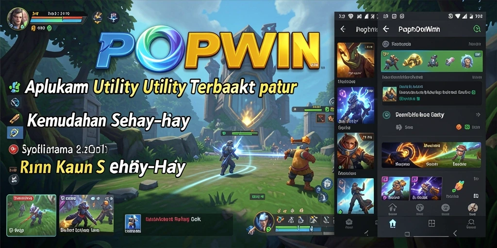 Tampilan antarmuka pengguna POPWIN yang intuitif untuk kemudahan akses.