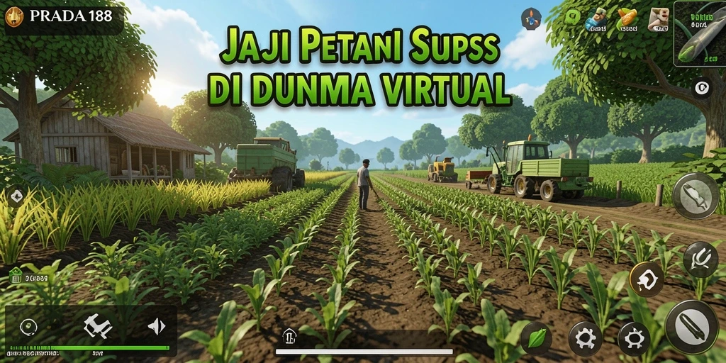 Tampilan gameplay Farming yang seru dan interaktif di PRADA188.