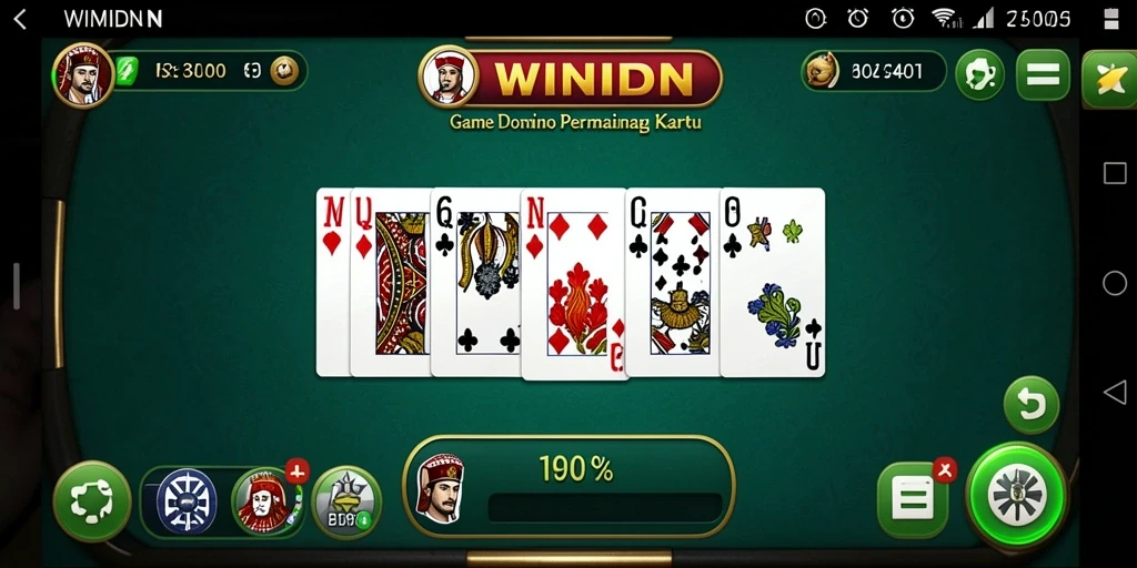 Tampilan gameplay WINIDN yang menegangkan dan seru.